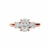 Oval Trilogy Ring
