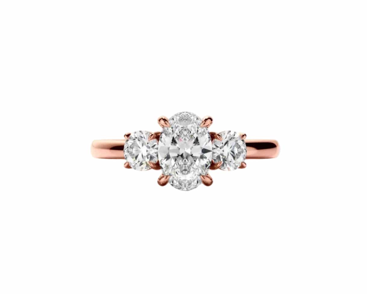Oval Trilogy Ring