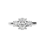 Oval Trilogy Ring