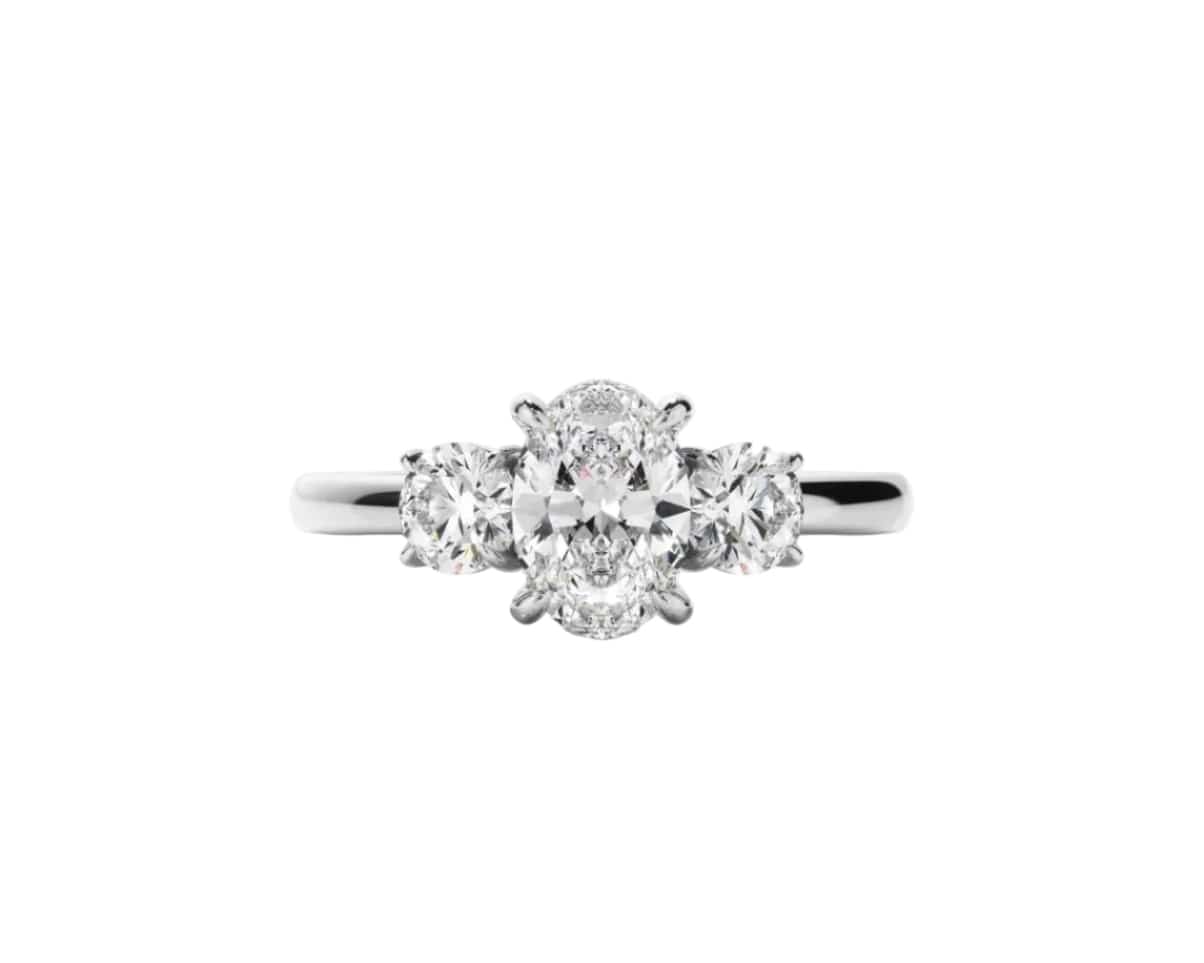 Oval Trilogy Ring