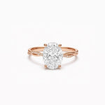 Oval Twist Solitaire LG