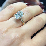 Oval Twist Solitaire LG