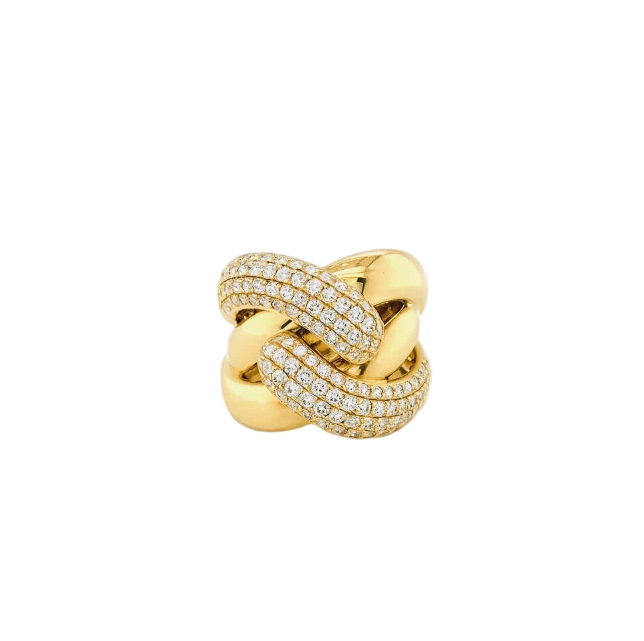 Pave Braid Ring