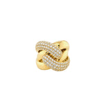 Pave Braid Ring