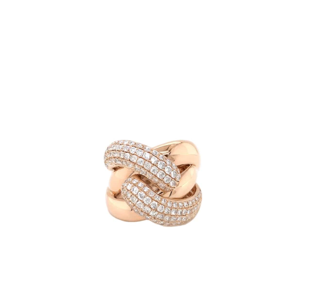 Pave Braid Ring