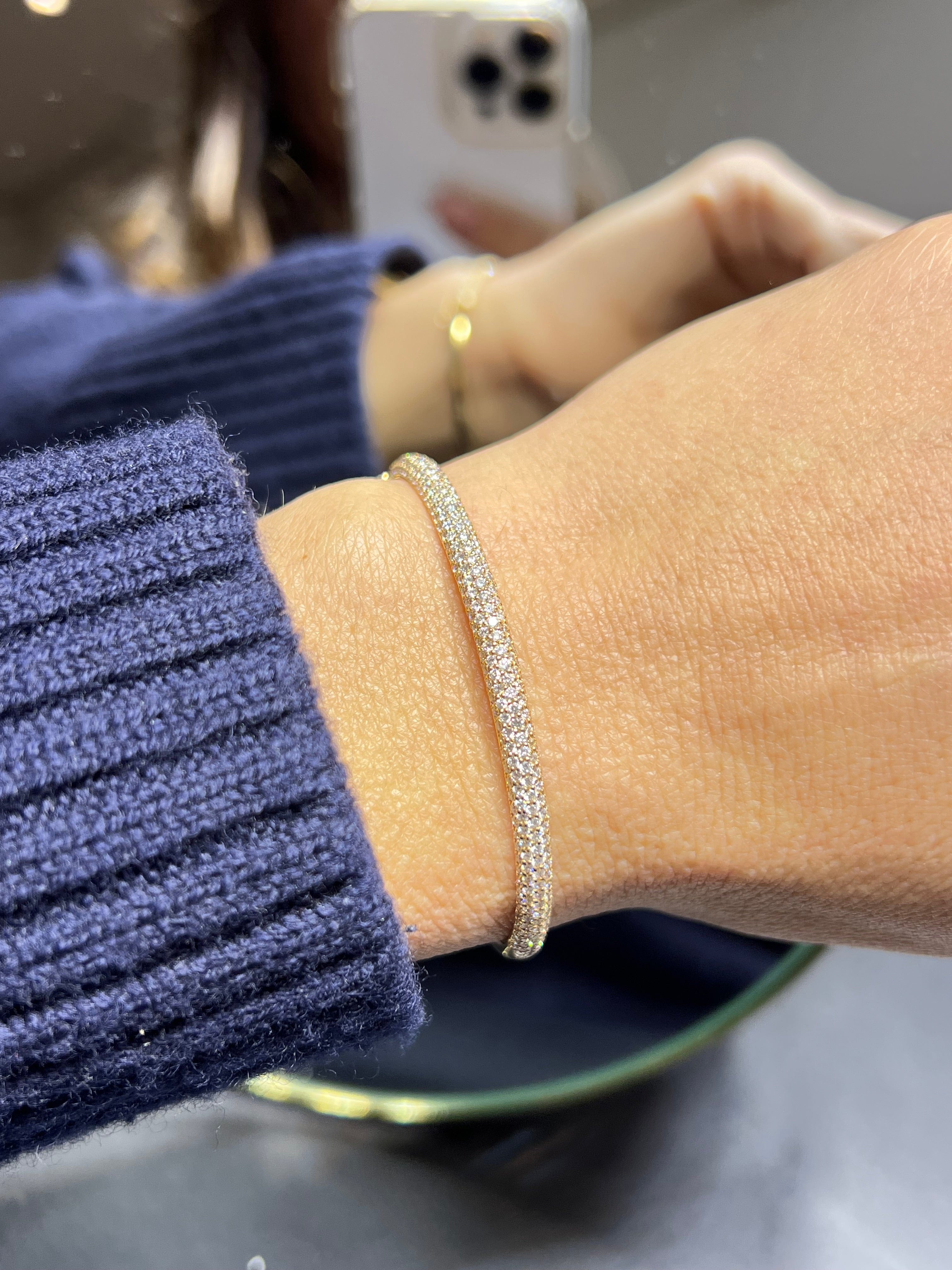 Pave Brilliant Bangle