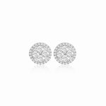 Pave Cluster Earrings