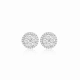 Pave Cluster Earrings