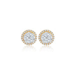 Pave Cluster Earrings