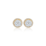 Pave Cluster Earrings