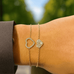 Pavé Heart Bracelet