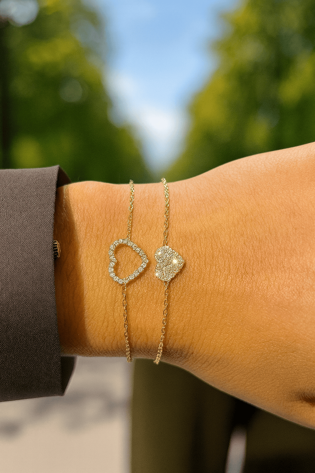 Pavé Heart Bracelet