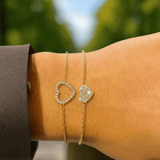 Pavé Heart Bracelet