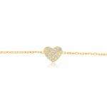 Pavé Heart Bracelet
