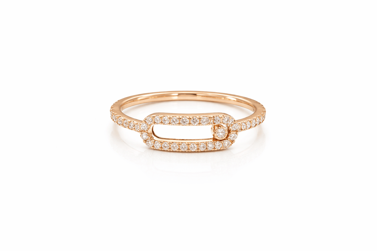 Pave Link Ring