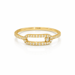 Pave Link Ring