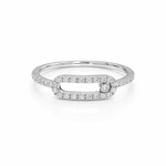 Pave Link Ring
