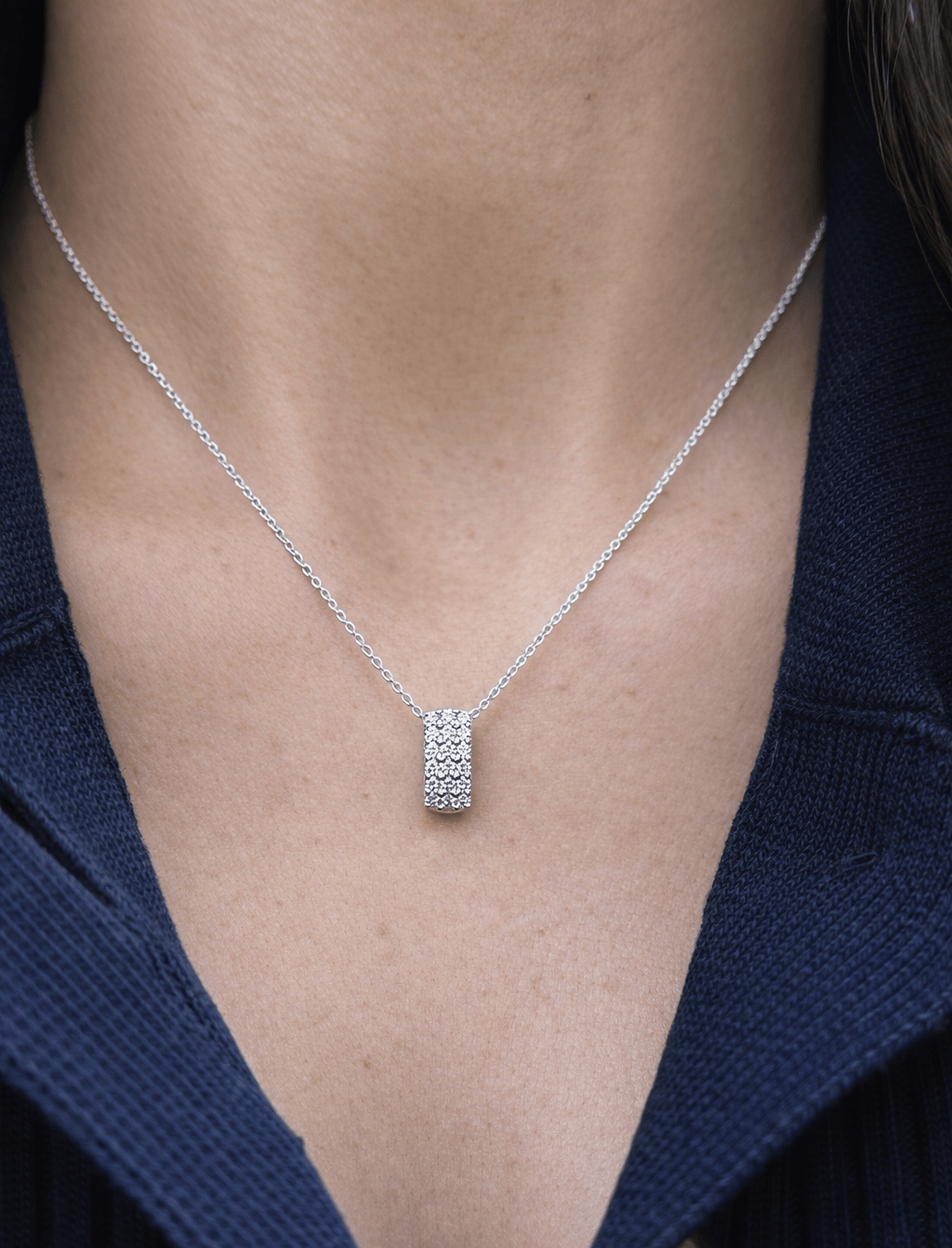 Pavé Love Necklace