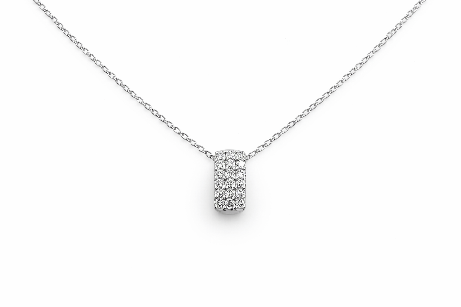 Pavé Love Necklace