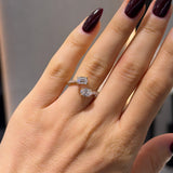 Pave Toi et Moi Ring LG