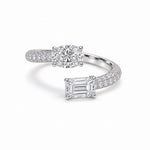 Pave Toi et Moi Ring LG