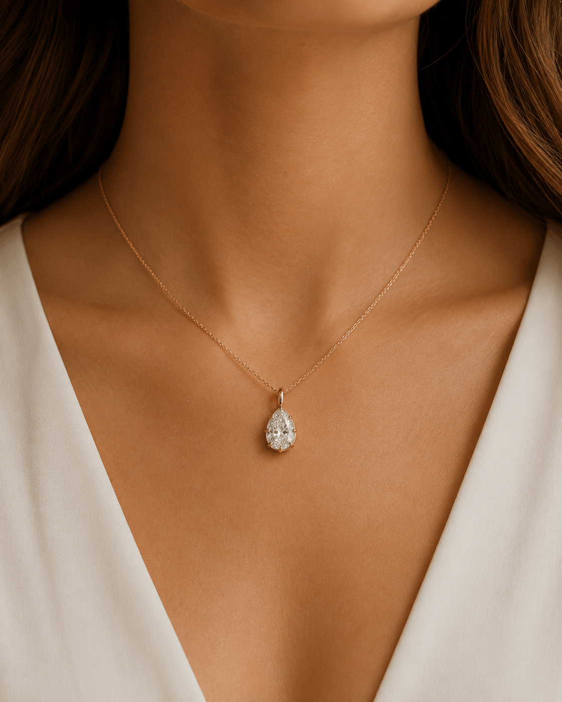 Pear Aura Pendant