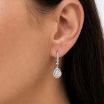 Pear Cluster Drop Earrings