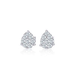 Pear Cluster Earrings