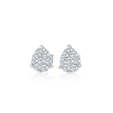 Pear Cluster Earrings