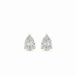 Pear Cut Earstuds LG
