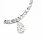 Pear Drop Tennis Collier LG