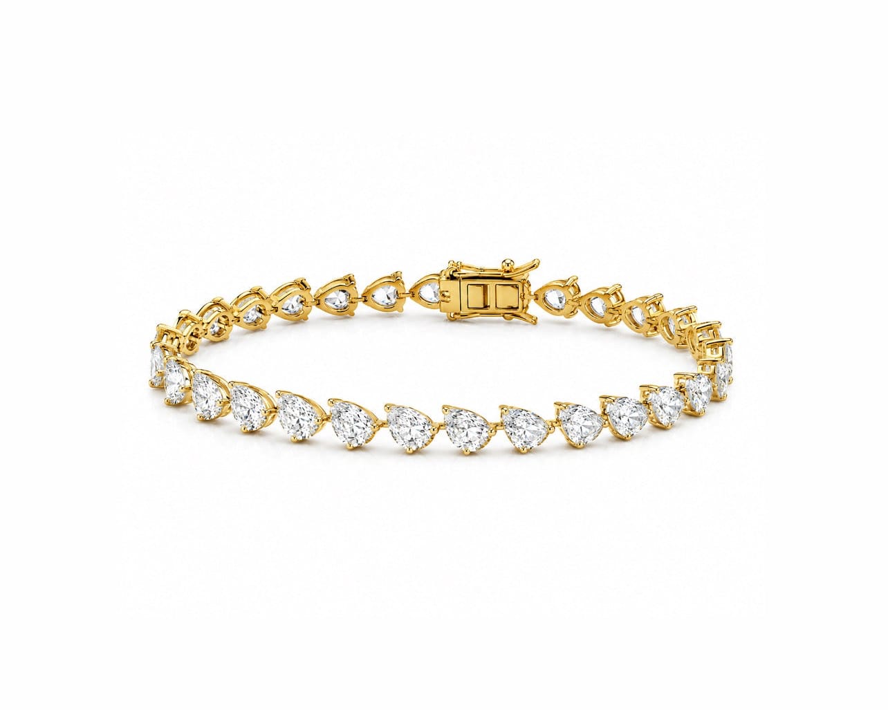 Pear Tennis Bracelet LG
