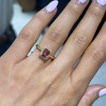Pink Halo Ring