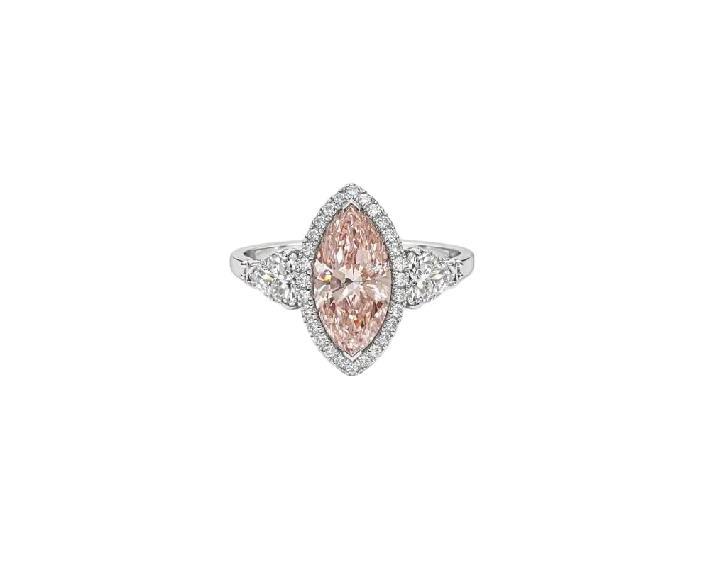 Pink Marquisa Ring LG