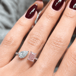 Pink Toi et Moi Ring LG