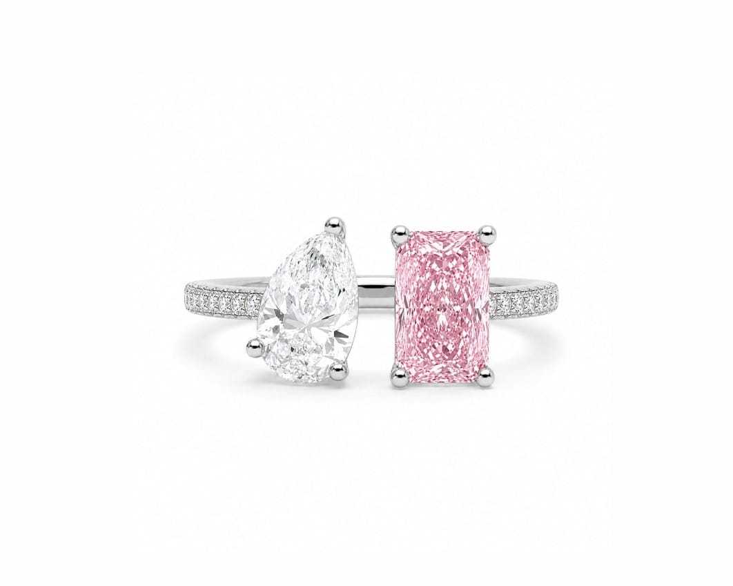 Pink Toi et Moi Ring LG