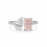Pink Toi et Moi Ring LG