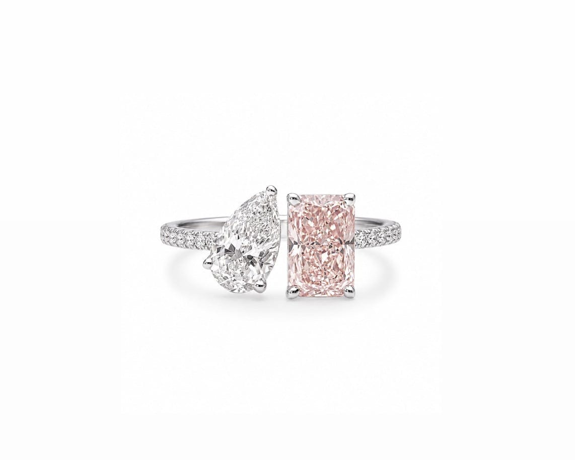 Pink Toi et Moi Ring LG
