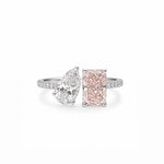 Pink Toi et Moi Ring LG