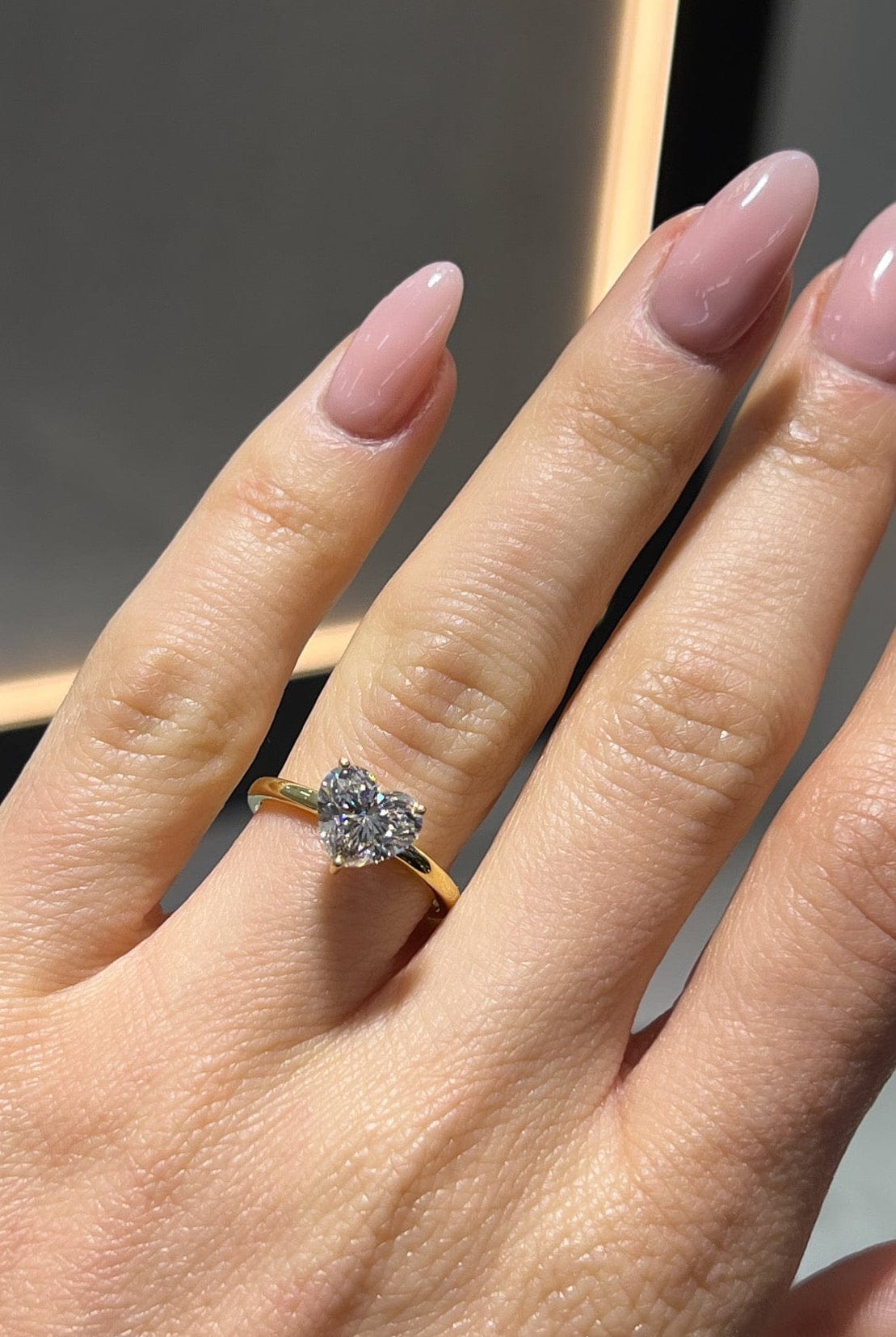 Plain Heart Solitaire LG