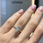 Plain Marquise Solitaire LG