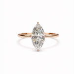Plain Marquise Solitaire LG