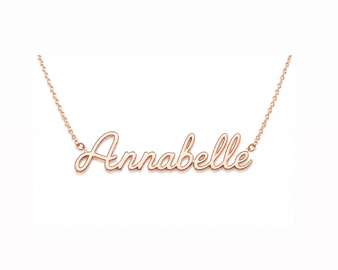 Plain Name Necklace