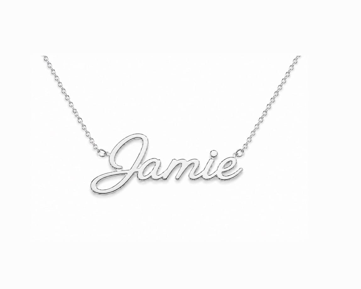 Plain Name Necklace