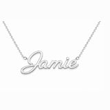 Plain Name Necklace