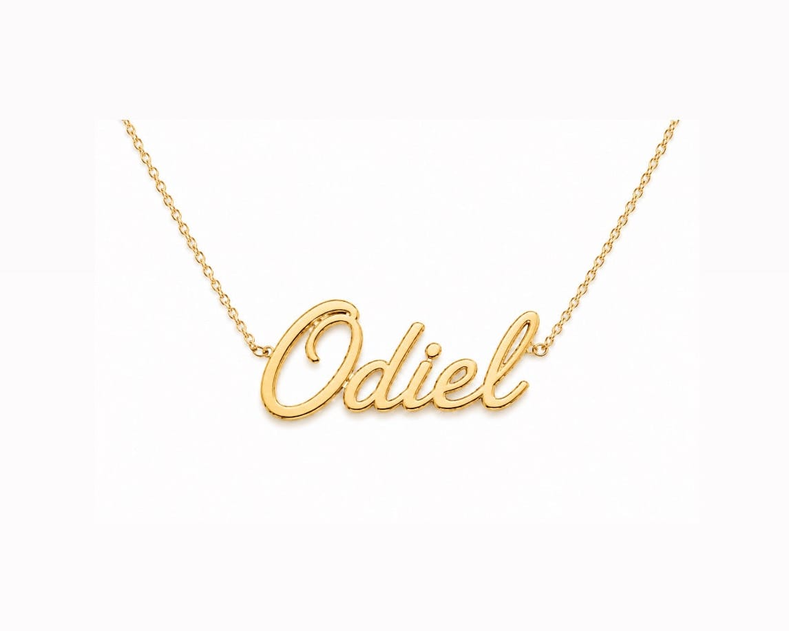 Plain Name Necklace