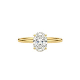 Plain Oval Solitaire LG