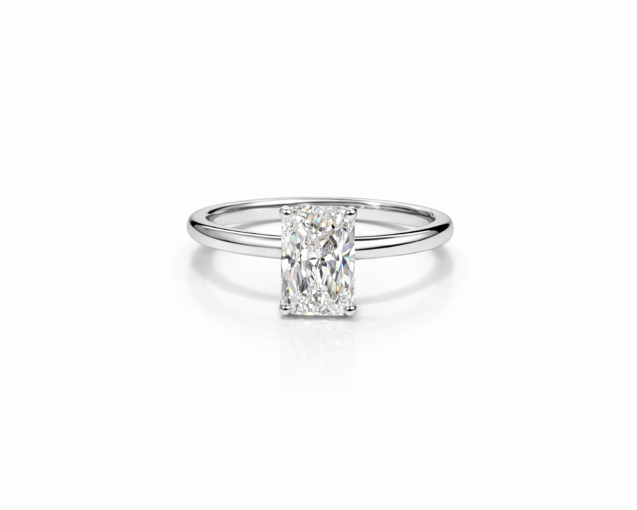 Plain Radiant Solitaire LG