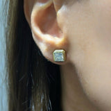 Princess Bezel Studs