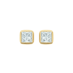 Princess Bezel Studs